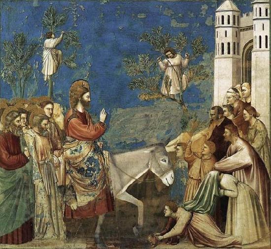GIOTTO di Bondone Entry into Jerusalem Spain oil painting art
